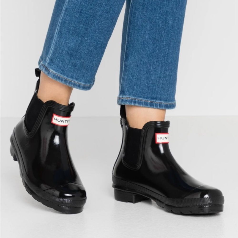 Hunter Original Chelsea Gloss Boots Women’s Size 7 Rain Boots - Picture 12 of 12